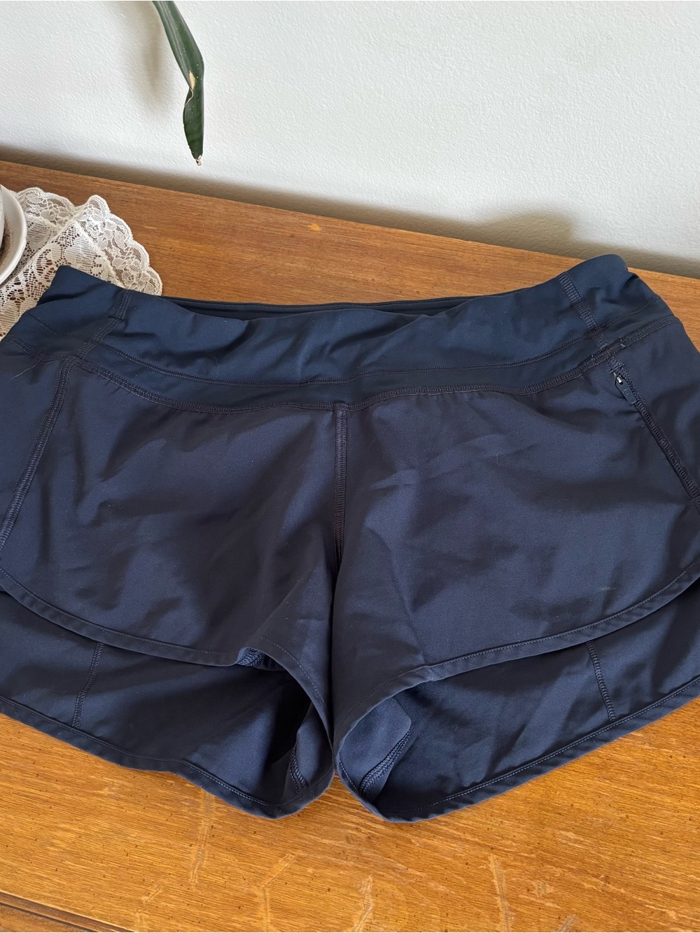 Women’s Navy CRZ Yoga shorts